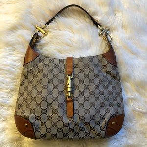 Gucci Nailhead Jackie shoulder bag